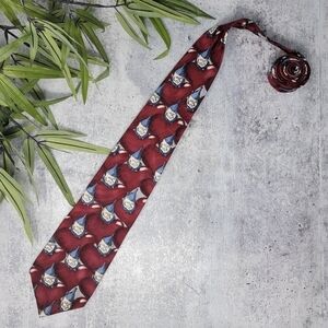 American Film Classics | Burgundy Wizard of Oz Tin Man Neck Tie